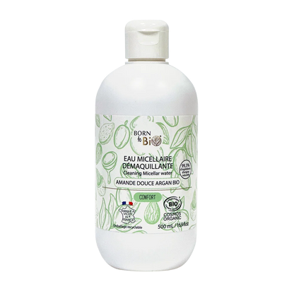 Eau Micellaire Démaquillante Amande Douce Argan - Certifiée Bio-3