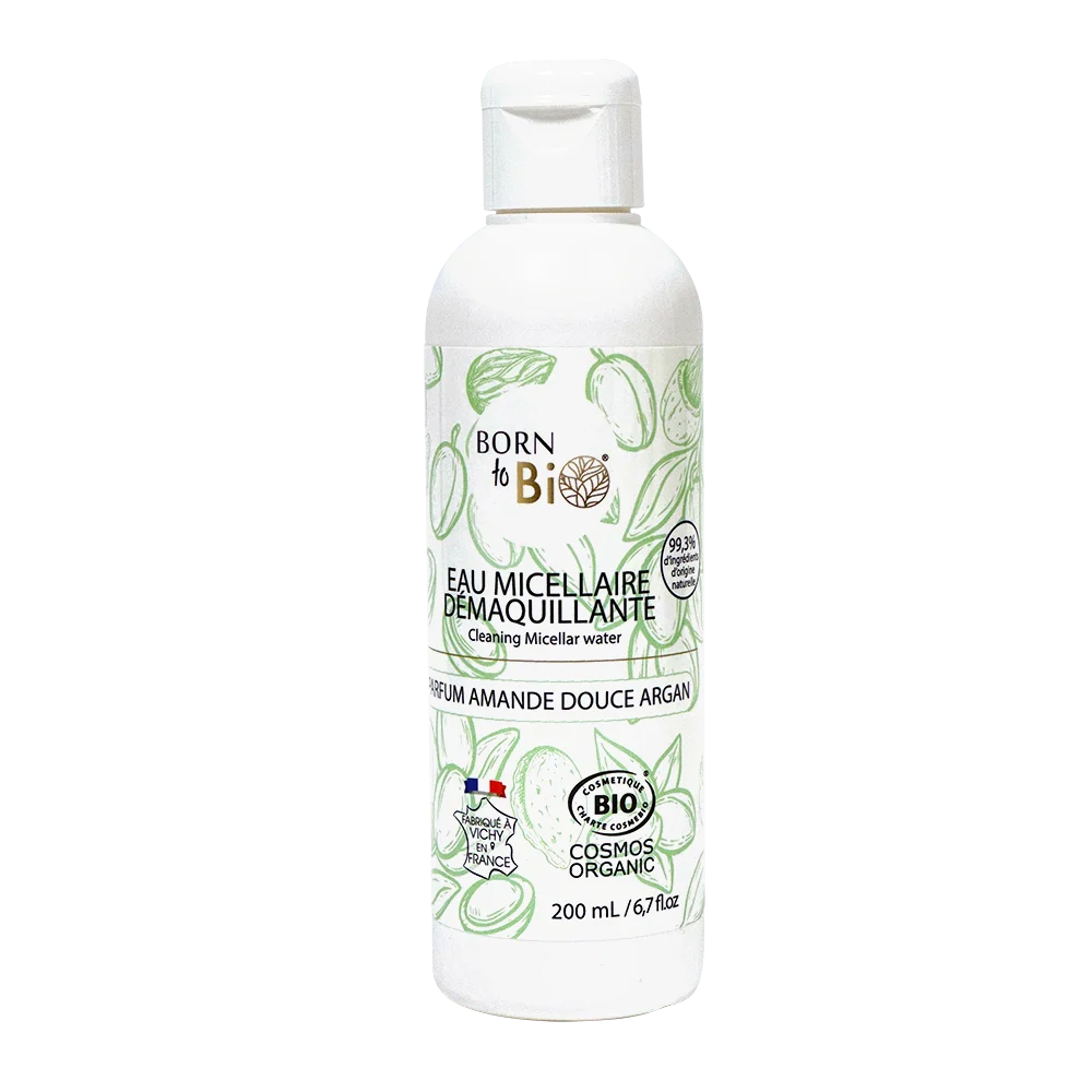Eau Micellaire Démaquillante Amande Douce Argan - Certifiée Bio-0
