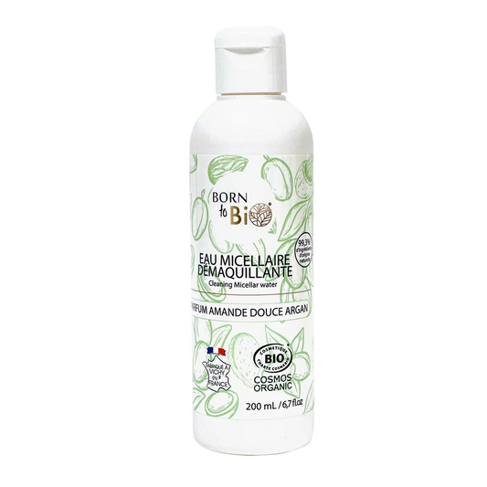 Eau Micellaire Démaquillante Amande Douce Argan - Certifiée Bio-0